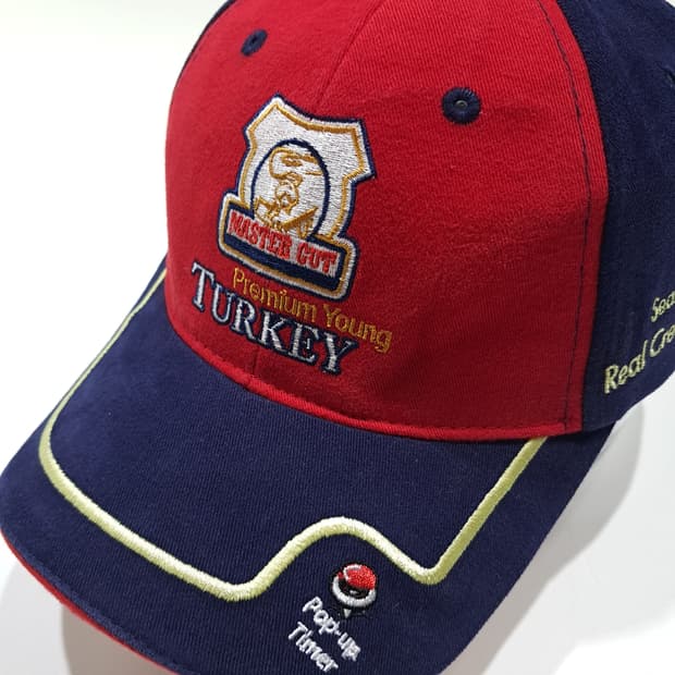 마스터컷 프리미엄 터키 자수 투톤 볼캡 모자 P2094