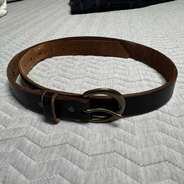 rrl 테런스 벨트 34사이즈