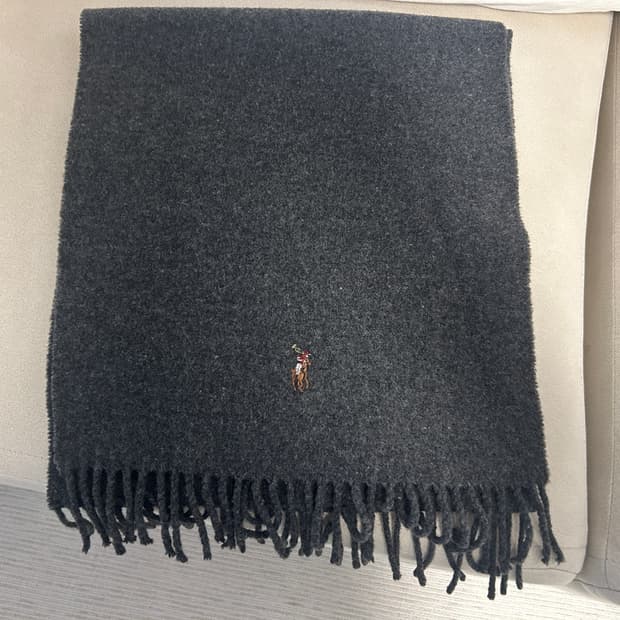 폴로 울100 목도리 머플러