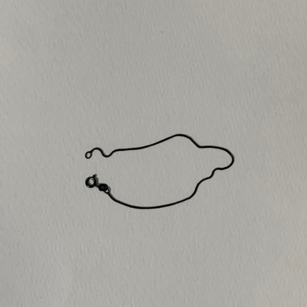 925실버 블랙팔찌