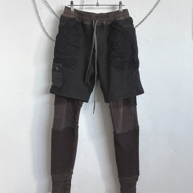 wizzard jpn 아방가르드 축융 울 레이어드팬츠