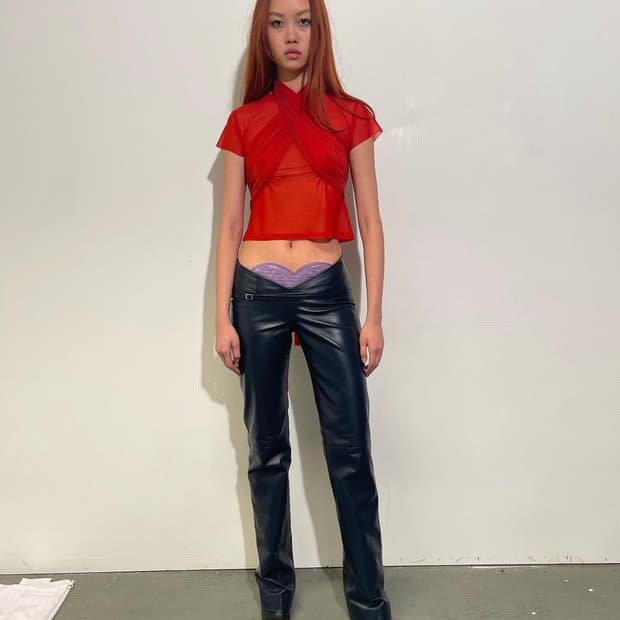 Supriya Lele knotted jersy top