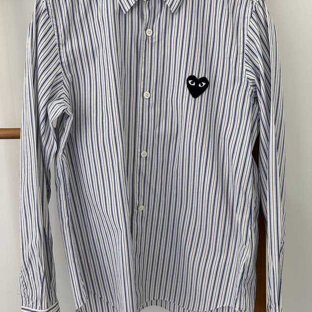 꼼데가르송 스트라이프 셔츠