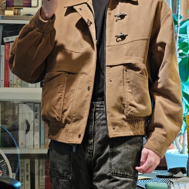 언지미크 코듀로이 파이어맨 자켓 필살기 느좋 자켓