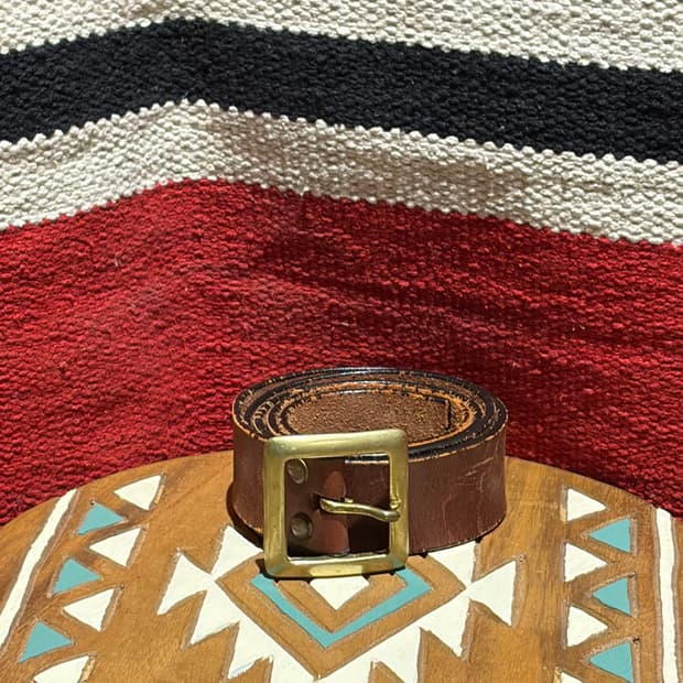 Work garisson belt / 황동 개리슨 워크 벨트