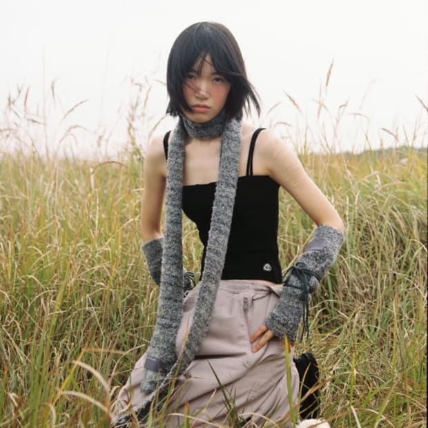 코이세이오 스마트어반유즈풀 suu 부클 머플러 그레이