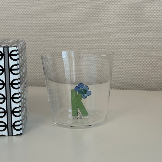 Ichendorf 유리컵 - 알파벳 K (새상품)
