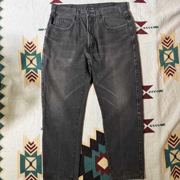 90s OLD GAP Black denim pants