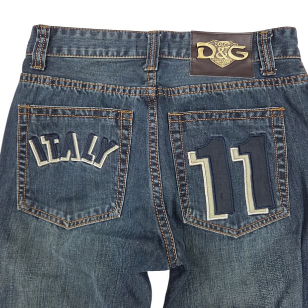 00s D&G 아카이브 ITALY 11  데님 팬츠