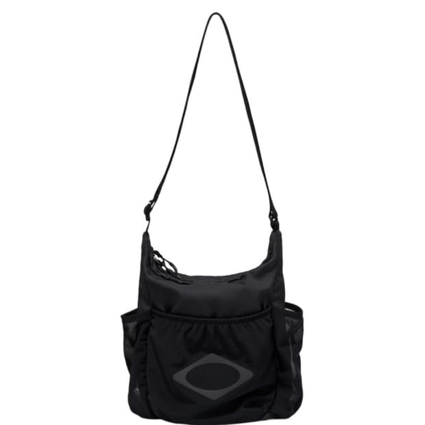 미스치프 메쉬 포켓 크로스백 블랙