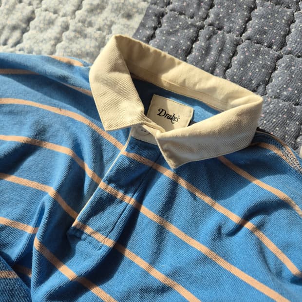 [38] 드레익스 럭비티 스카이블루 카라티/폴로 바스통 반츠 예일 폴로