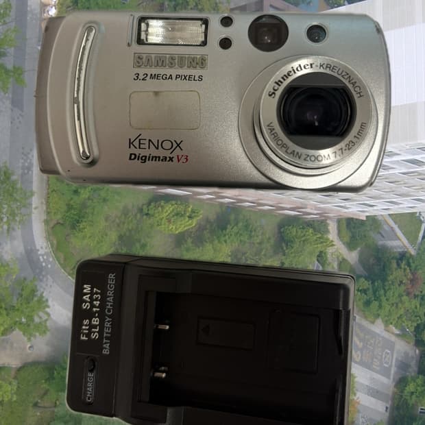 삼성 Kenox Digimax V3 디지털카메라(사진있음)