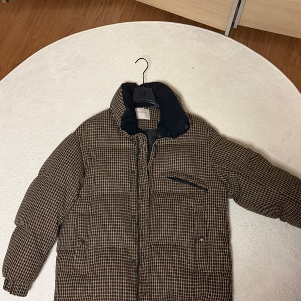 커스텀메로우 체크 패딩