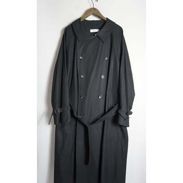 그라프페이퍼 Double Cloth Peach Trench Coat