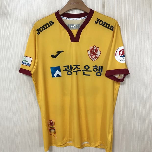 K리그2 조마 18시즌 광주FC 어센틱 홈유니폼 100 #37 이승모