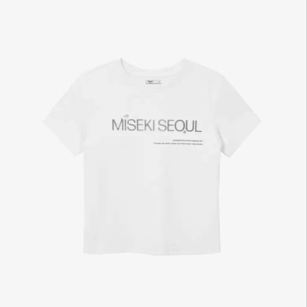[1] 미세키서울 Logo short sleeves WHITE
