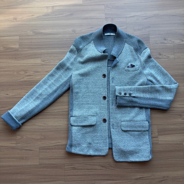 System homme 니트 가디건