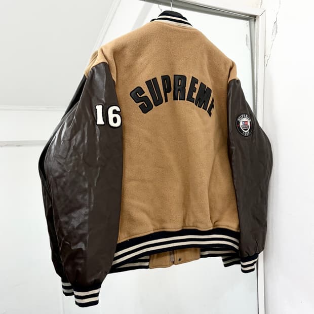 슈프림 90s 울 바시티 자켓