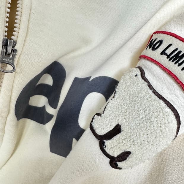 지프 폴라베어 후드집업 m