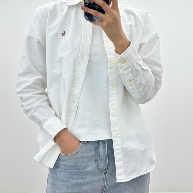 폴로랄프로렌 화이트셔츠