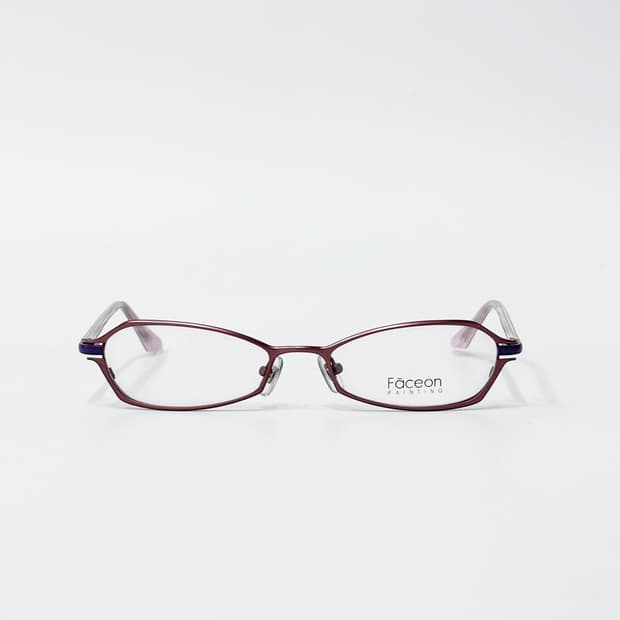 FACE ON 버건디 메탈 데드스탁 빈티지안경