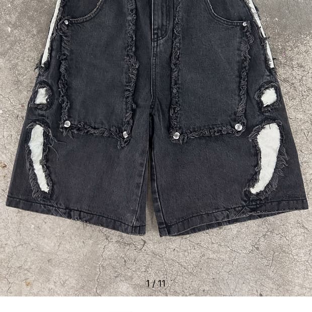 skoot 스쿠읏 UNDERWORLD JORTS 반바지 데님