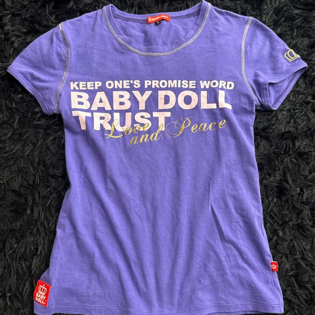 BABY DOLL purple crown T-shirts