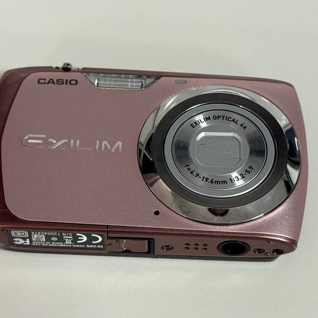 카시오 엑슬림 z370 핑크 디카
