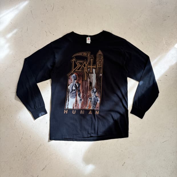 Death 데스 빈티지 Human 앨범커버 롱슬리브 L