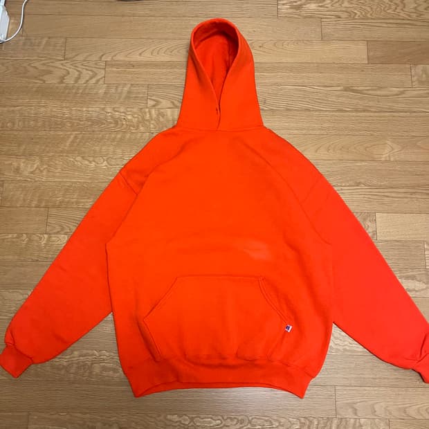 [XL] 90s 빈티지 러셀 후드티 오렌지