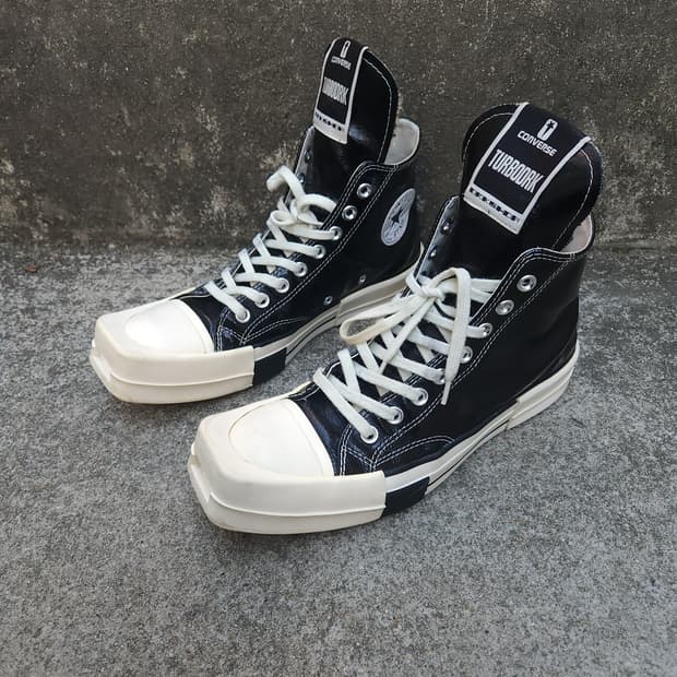 [260] 컨버스 x 다크쉐도우 터보다크 척 70 하이 블랙 래커드 데님