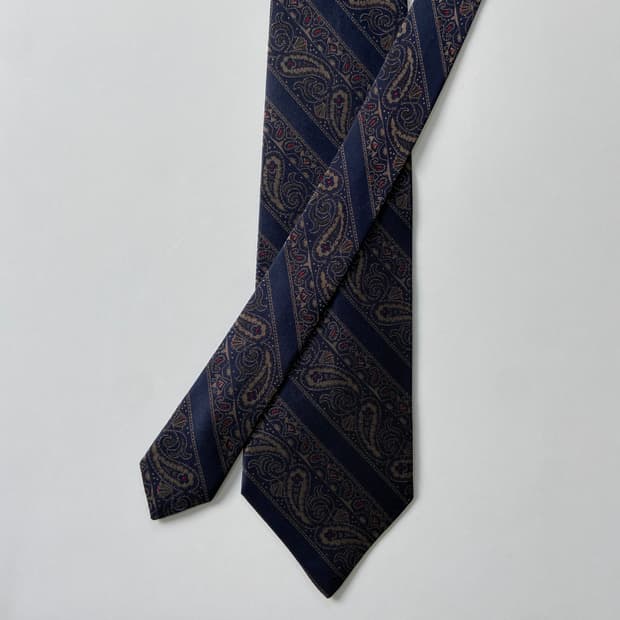 CK 캘빈클라인 페이즐리 명품 정품 넥타이