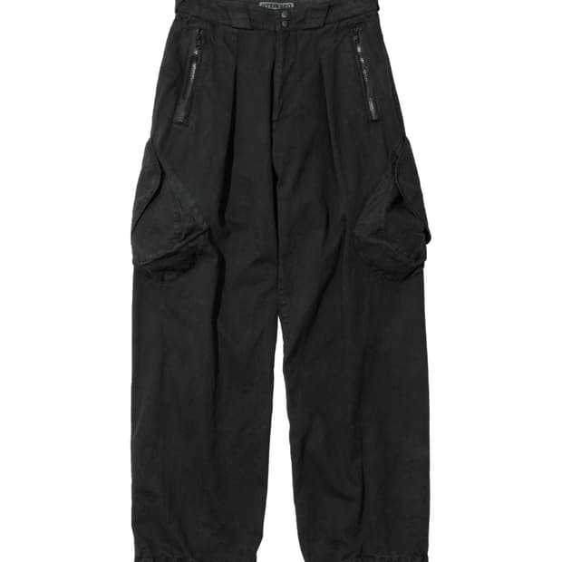 [2] HYEIN SEO Dyed Cargo Pants Black