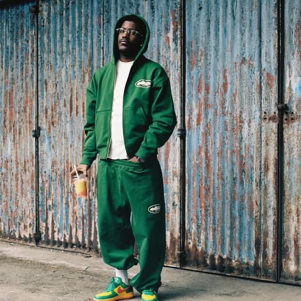 코르테이즈 corteiz puff 오픈헴 스웻팬츠 그린