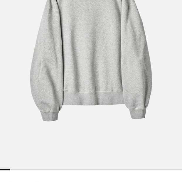 러프사이드 맨투맨 멜란지 그레이 4사이즈 판매합니다.