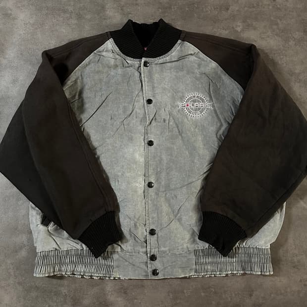 90s Polaris Club 바시티 자켓