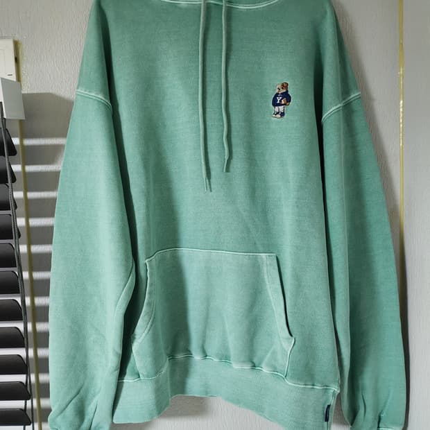 예일 피그먼트 워싱 후드티