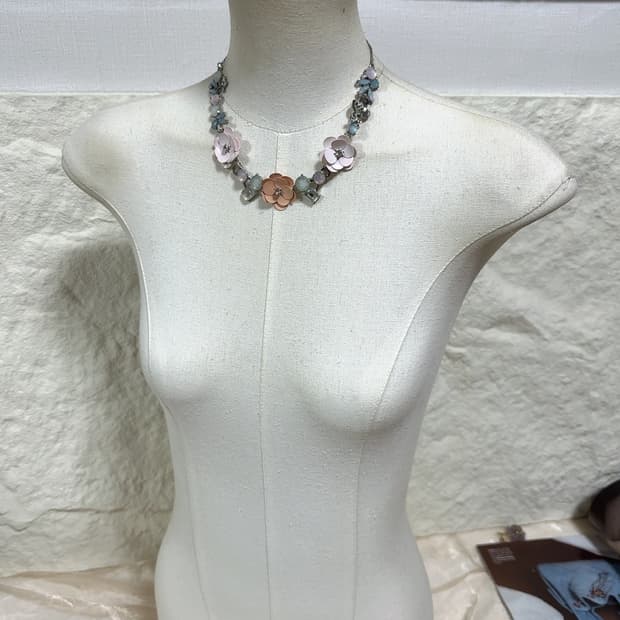 빈티지 프라워 오리엔탈 쿠바체인 목걸이