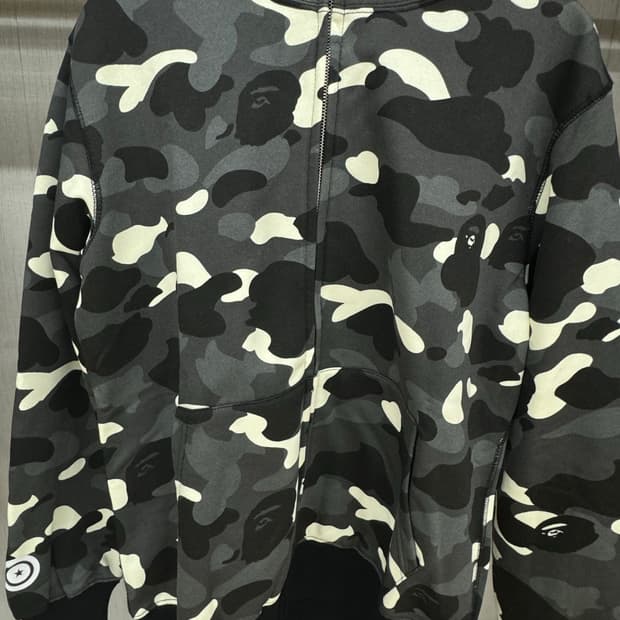 {새상품}베이프 샤크 후드집업 다크그레이블랙 야광 남여공용