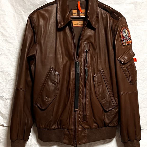 파라점퍼스   가죽 자켓 점퍼  M