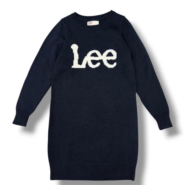 LEE 리 빈티지 네이비 롱니트 원피스