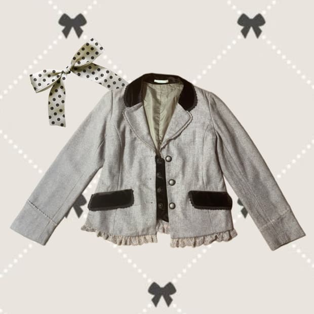 엑시즈팜 로맨틱 클래식 레트로 자켓