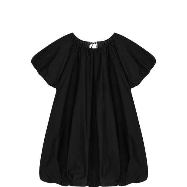 코스모스 볼륨 미니 드레스