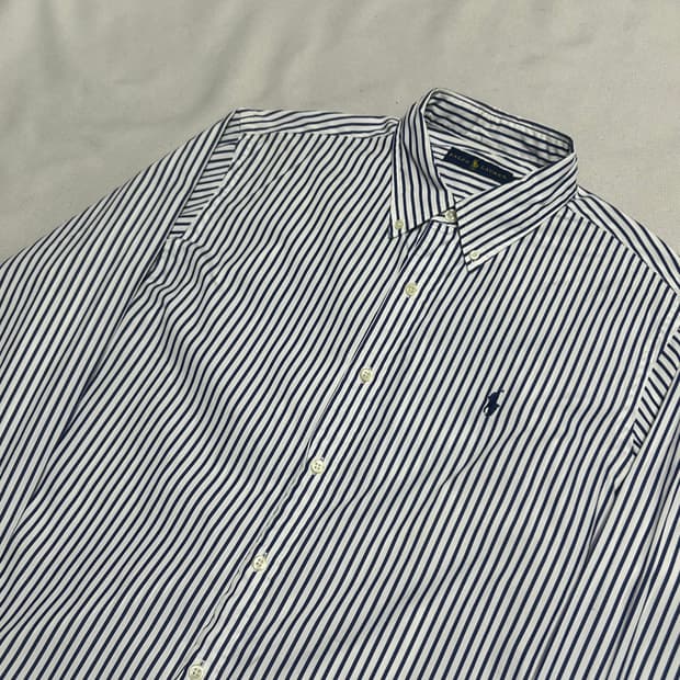 L 폴로랄프로렌 스트라이프 셔츠