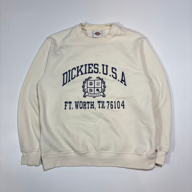 디키즈 아이보리 맨투맨