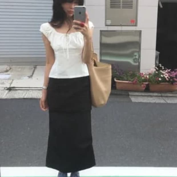 메이비베이비 스커트 블랙