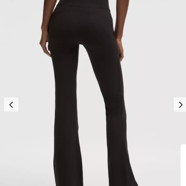 룰루레몬 그루브 하이라이즈 플레어드 팬츠 위 드 포켓