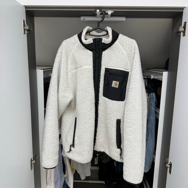 [M] 칼하트 wip 플리스 자켓 화이트