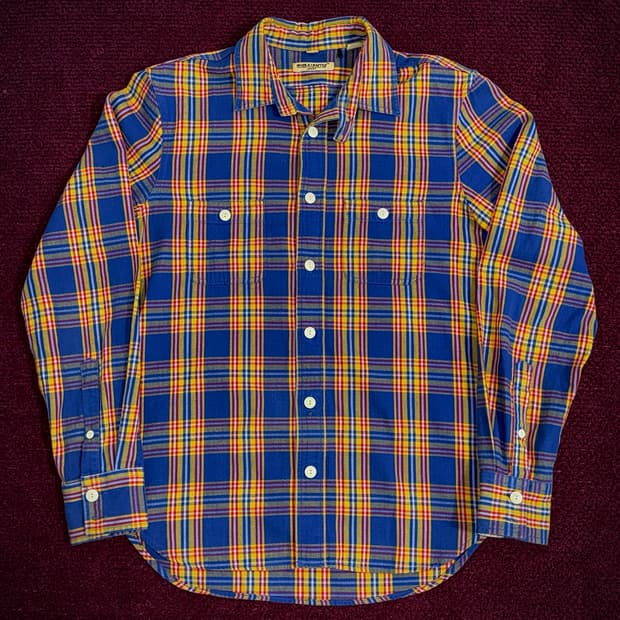 MADE & CRAFTED LEVIS 웨스턴 체크 셔츠