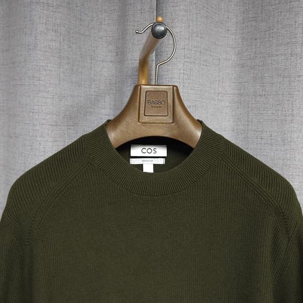 L ) COS 남성 레귤러핏 니트